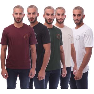 Jack Jones - Jwhwarrior Tee Ss Crew Neck 5pk Mp - Heren - t-Shirts