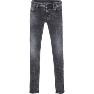 Diesel - Slim-fit Jeans - Grijs - Denim - Rekbare Stof - Vijf-pocket Ontwerp