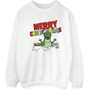 Li-cense Disney heren toy story rex kerstmis burst sweatshirt