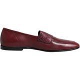 Leren Reptielenband Loafer