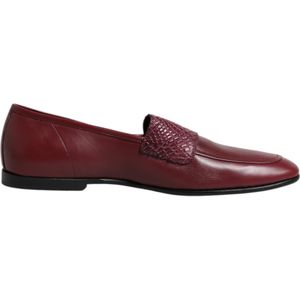 Leren Reptielenband Loafer