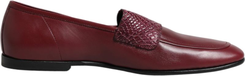 Leren Reptielenband Loafer