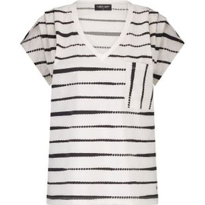 Blousetop - Kat - V-hals - Korte Mouwen - Premium Travelkwaliteit