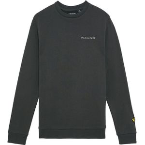 Lyle And Scott Juniors Script Crewneck Sweatshirt in Grijs
