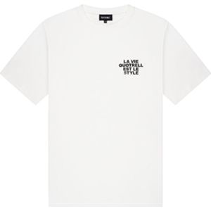 Quotrell | la vie t-shirt white/black