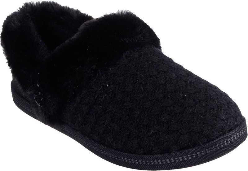 SKECHERS - COZY CAMPFIRE - Huisschoenen - Zwart