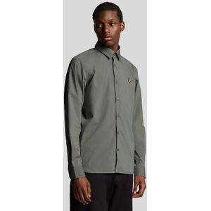 Lyle & Scott - Bamboe Lange Mouwen Shirt - Donkergrijs