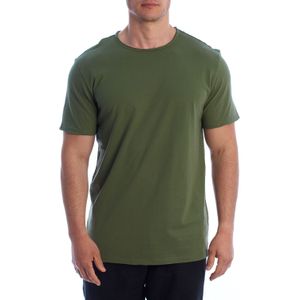 Heren Basis Katoenen T-shirt met Korte Mouwen HS24MTS03