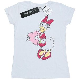 Li-cense Disney dames daisy duck love heart katoenen t-shirt