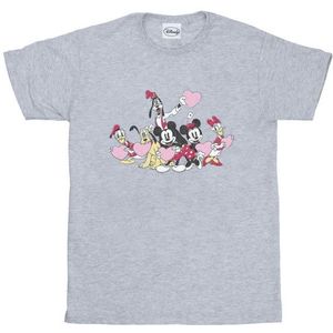 Li-cense Disney heren mickey mouse love friends t-shirt