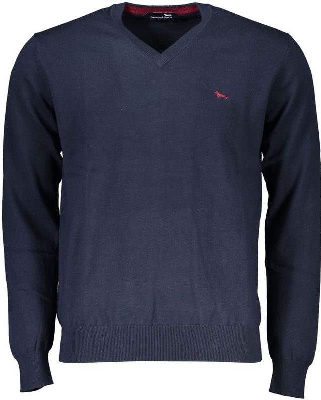 V-hals Trui Marineblauw