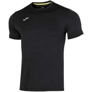 Joma - Heren Running Night T-shirt - Korte Mouwen - Vochtafvoerend - Micro-gaas