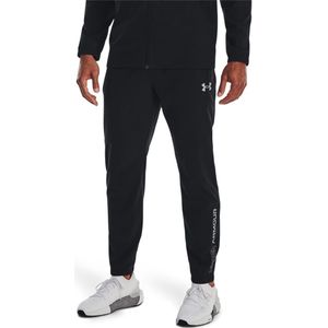 Under Armour - Woven Track Pants - Zwart - Heren Sportbroek