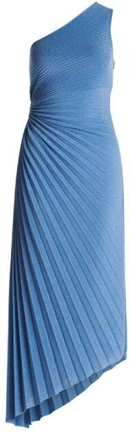 V by Vera Mont - Cocktailjurk - Lichtblauw - Materiaalmix met Stretch