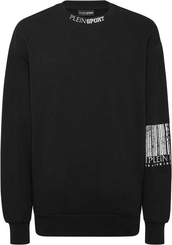 Plein Sport - Sweatshirt - Fleece - Met Tiger Scratch Print - Katoenmix