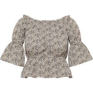 myMo - ROCKS - Blouse - Lichtgewicht - Bloemenprint - Off-shoulder