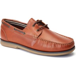 Base London - Stern - Leren Bootschoenen - Burnt Tan