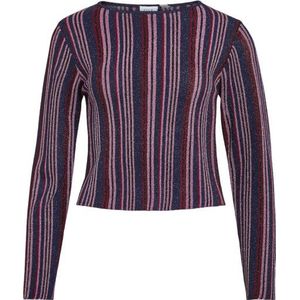 Vila Vimelvina boatneck ls knit top dessin