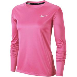 Nike - Miler - Hardlooptop - Roze - Lange Mouwen