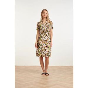 Smashed Lemon - 35215 - Jurk - Beige - Dierenprint