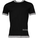 Dolce & Gabbana - Logo Katoenen T-shirt - Zwart - Ronde Hals