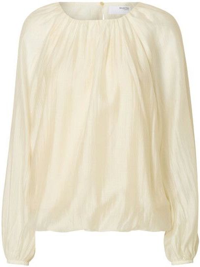 Blouse - Half Doorschijnend - Lange Mouwen