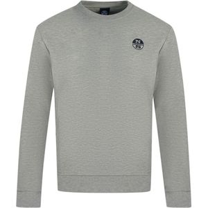 North Sails klassieke grijze trui met ronde hals