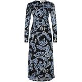 Fabienne Chapot Bella dress black & blue flower dessin