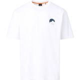 Boss - Casual Te_Move - T-shirt - Wit - Korte Mouw