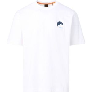 Boss - Casual Te_Move - T-shirt - Wit - Korte Mouw