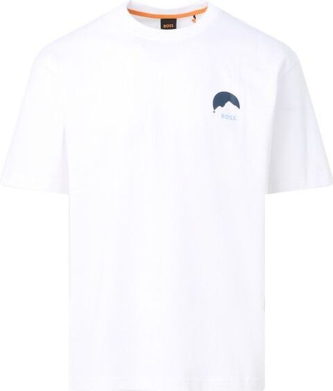 Boss - Casual Te_Move - T-shirt - Wit - Korte Mouw