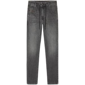 Diesel - Krooley-Y-T - Joggingjeans - Grijs - Stretchdenim