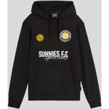 Lyle & Scott - FC Graphic Pullover Hoodie - Zwart - Sweater
