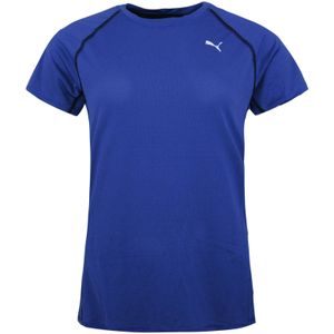 Puma - PE Hardloop T-shirt - Blauw - Korte Mouw - Dames