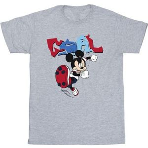 Li-cense Disney heren mickey mouse doelpuntenmaker pose t-shirt