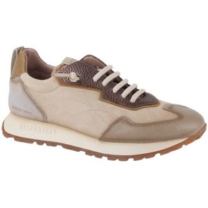 Hispanitas - Kansas - Leren Sneakers - Beige - Triflow-technologie