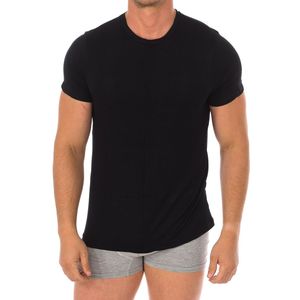 Bamboe onderhemd met korte mouw en ronde hals 602 heren