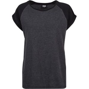 Urban Classics Dames contrast raglan t-shirt