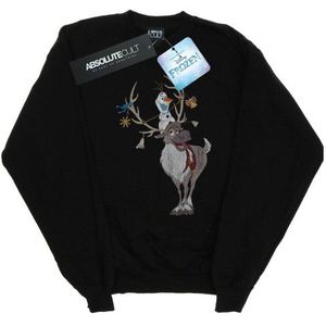 Sweater - Gedrukt - Jersey - Zwart - 50% Katoen 50% Polyester