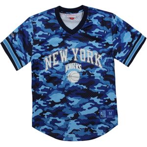 Mitchell & Ness - New York Knicks - Camo Mesh T-shirt - Heren