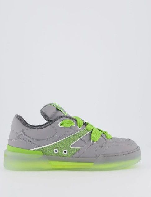 Dolce and Gabbana - New Roma - Sneaker - Groen - Leer