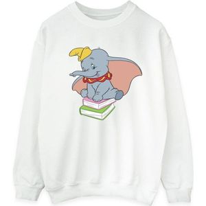 Li-cense Disney heren dumbo zittend op boeken sweatshirt