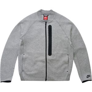 Nike Effen Grijs Trainingsjack Met Rits