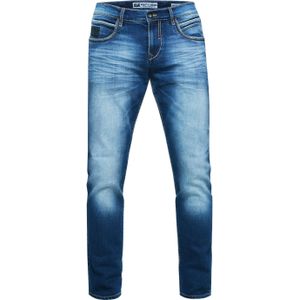 Rusty Neal - TOYAMA - Jeansbroek - Regular Fit - Met Contrastnaad