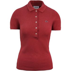 Lacoste - Slim Fit - Poloshirt - Rood - Dames