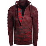 Rusty Neal - Chunky Trui - Gebreid - Opstaande Kraag met Rits