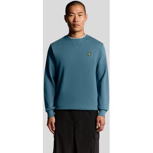 Lyle & Scott - Sweat Crewneck - Ocean Blauw - Heren - Sweaters