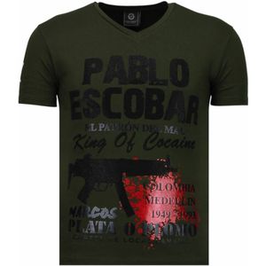 Local Fanatic Pablo escobar narcos rhinestone t-shirt