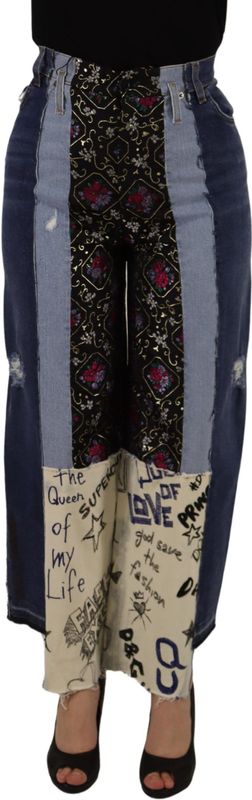 Dolce & Gabbana, Dames, Jeans, Veelkleurig, Maat: 3XS Denim,