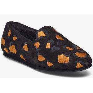 HUMS Leopard suede loafer brown aw2001